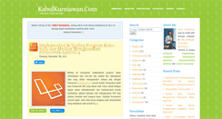 Desktop Screenshot of kabulkurniawan.com