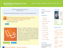 Tablet Screenshot of kabulkurniawan.com